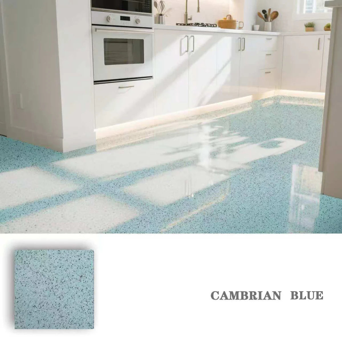 High-Gloss Marble Finish Epoxy Floor Coating